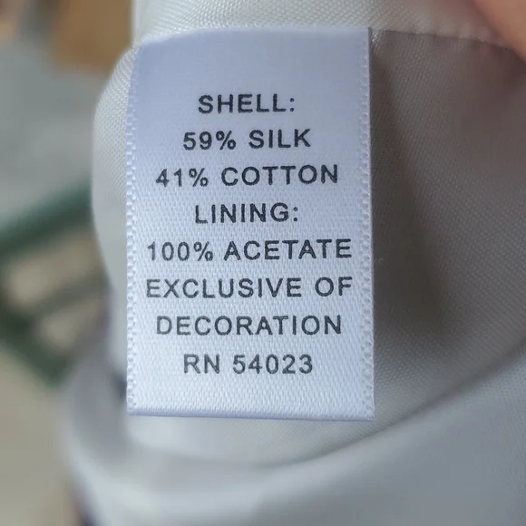 Banana Republic Purple and White Silk Skirt - Picture 4 of 4